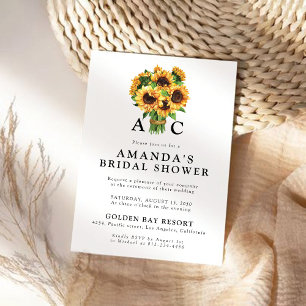 Sunflower Bridal Shower Invitation