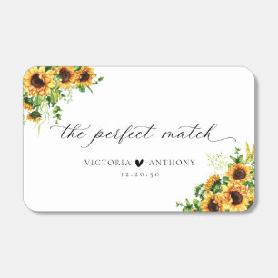 Sunflower Bridal Shower The Perfect Match 