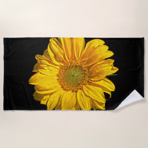 Sunflower btcnm beach towel