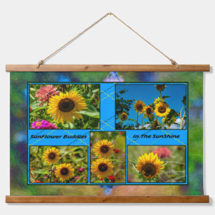 Sunflower Buddies in the Sunshine Hanging Tapestry