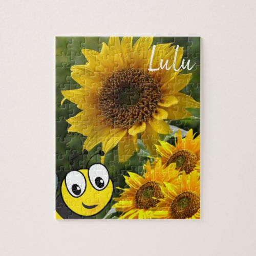 Sunflower Bumblebee Puzzles