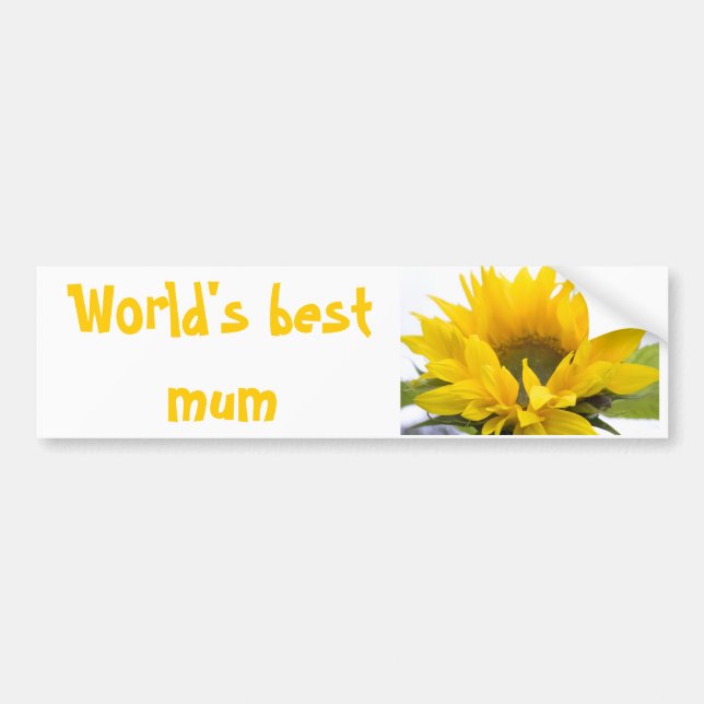 Sunflower ... bumper sticker (Front)