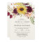 Sunflower Burgundy Red Blush Peony Rose Wedding