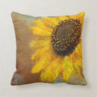 Sunflower Burst Pillow