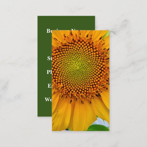 Sunflower Business Card