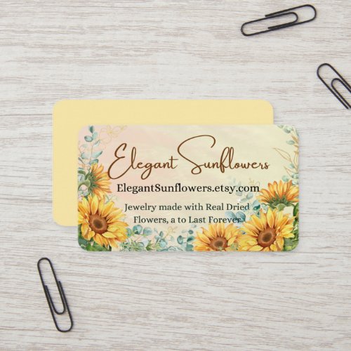 Sunflower Business Card