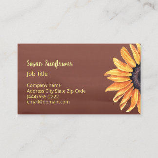 Sunflower Business Card