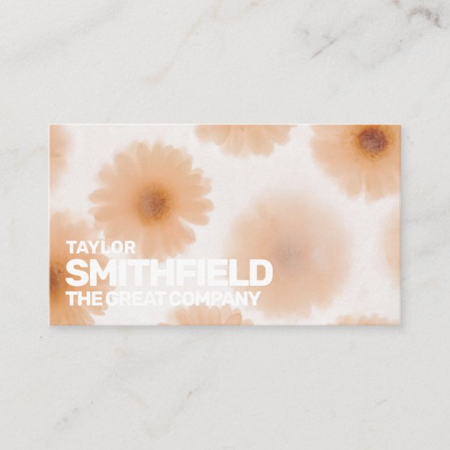 Sunflower Business Card (Front)