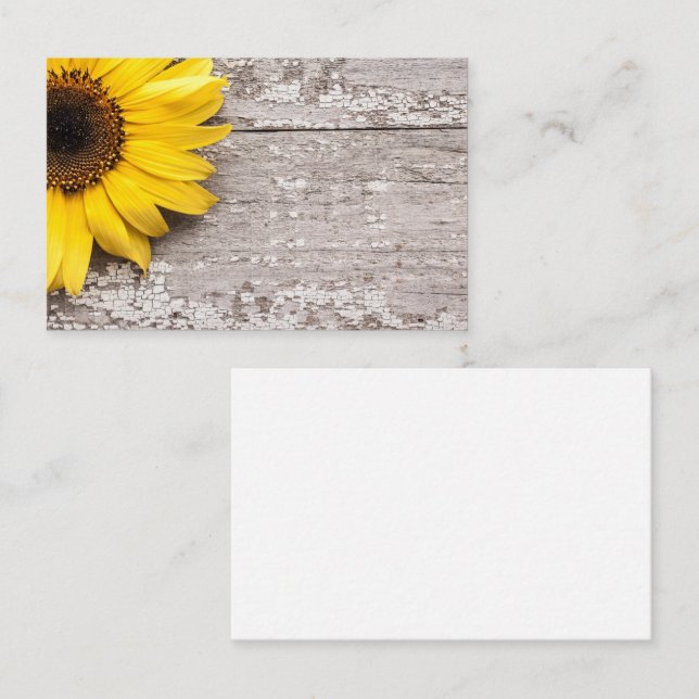 Sunflower Business Card (Front/Back)