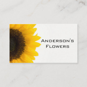 sunflower business card