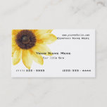 Sunflower Business Card at Zazzle