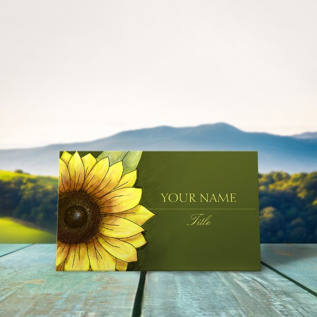 Sunflower Business Card (Creator Uploaded)