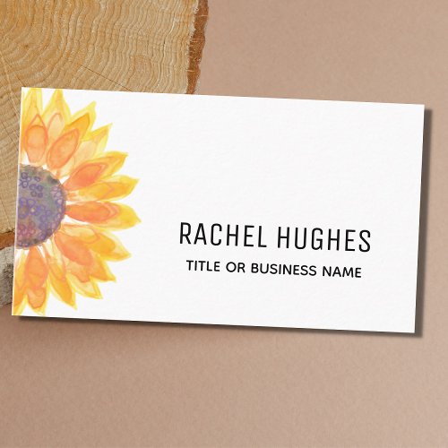 Sunflower  business card