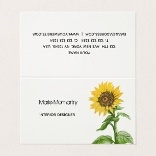 Sunflower Business Card