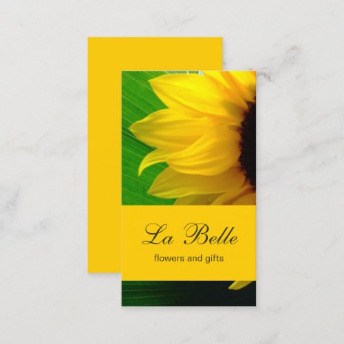 Sunflower Business Card