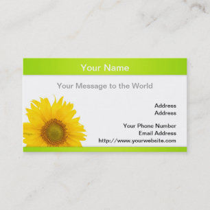 Sunflower Business Card