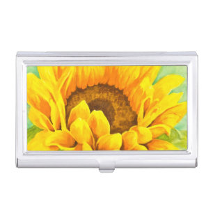 Sunflower Business Card Case