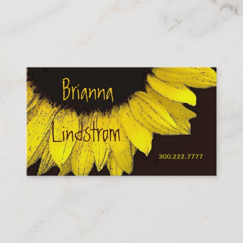 SUNFLOWER Business Card Template