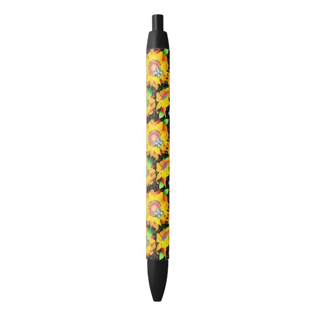Sunflower Butterfly Garden Pen (Front Vertical)
