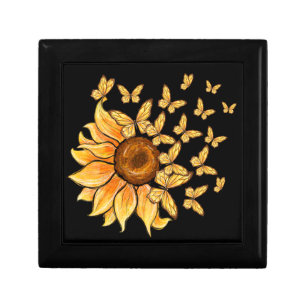 Sunflower Butterfly Gift Box