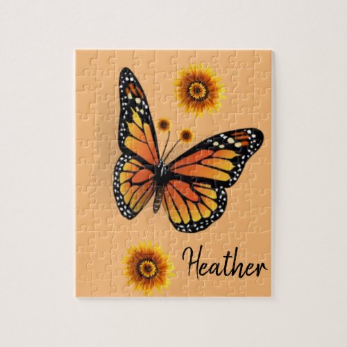 Sunflower Butterfly Puzzles