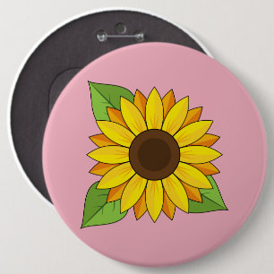 Sunflower Button