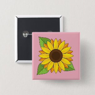 Sunflower Button