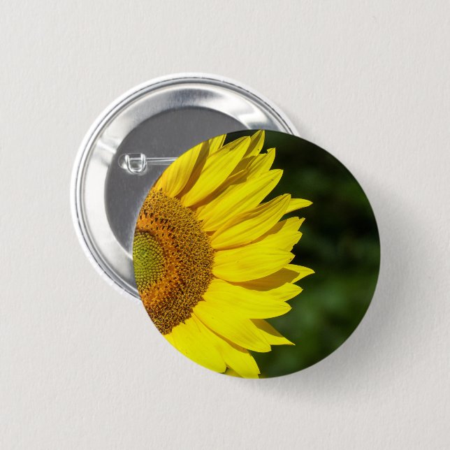 Sunflower Button (Front & Back)