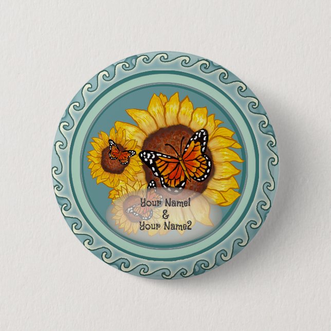 Sunflower  button (Front)