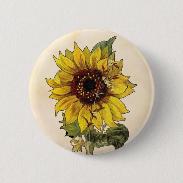 Sunflower Button (Front)