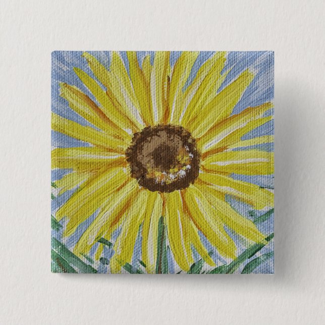 Sunflower Button (Front)