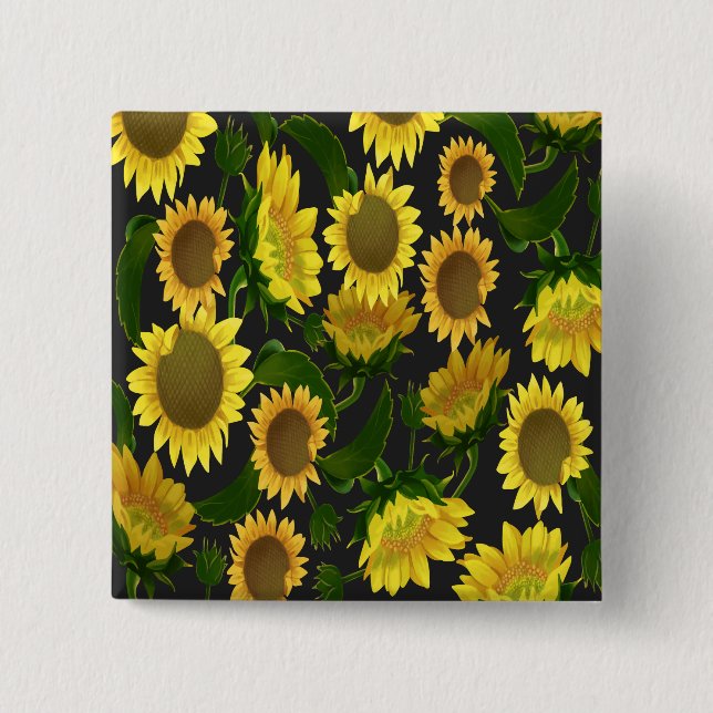 Sunflower Button (Front)