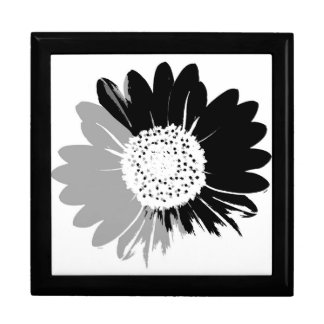 Sunflower BW Tile Box