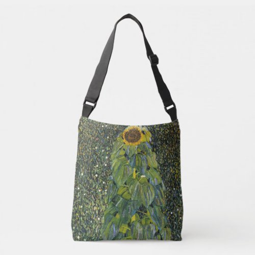 Sunflower by Gustav Klimt Crossbody Bag