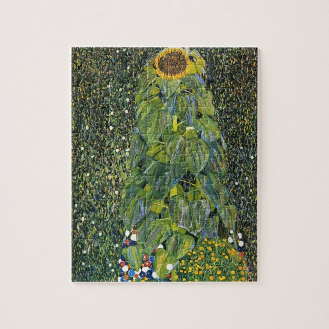 Sunflower by Gustav Klimt Jigsaw Puzzle (Vertical)