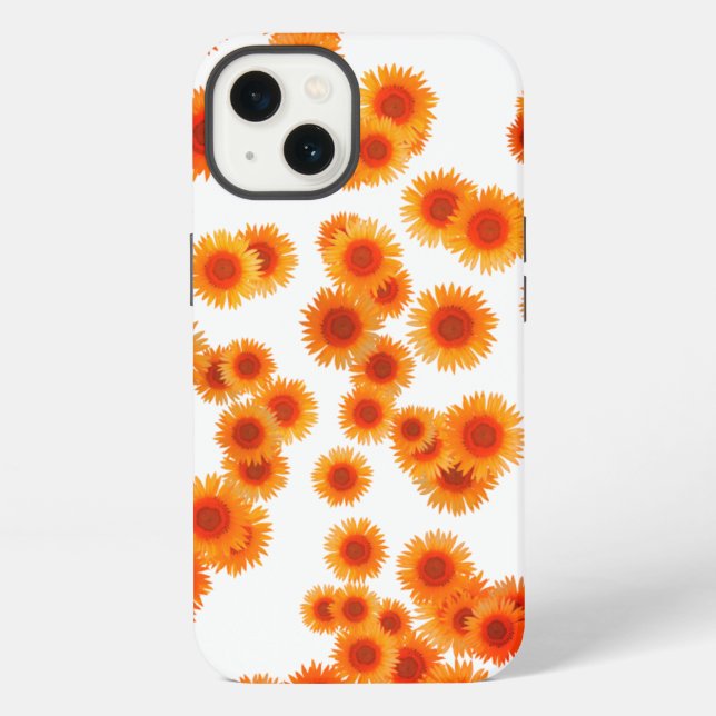 Sunflower by RedF Iphone Case (Back)