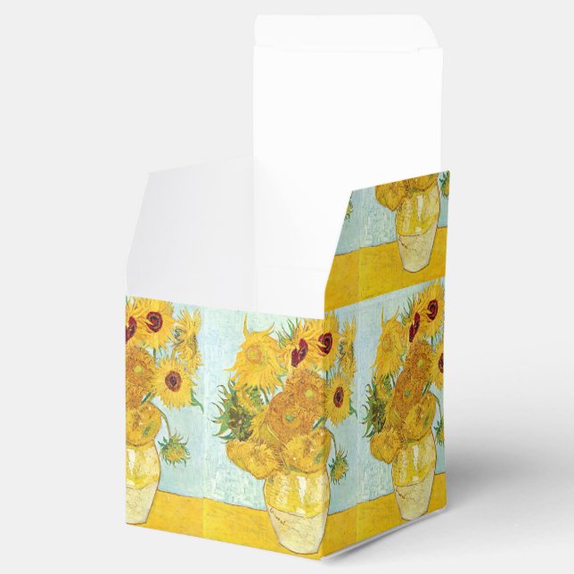 sunflower by Vincent Van Gogh,post impressionist p Favor Boxes (Opened)