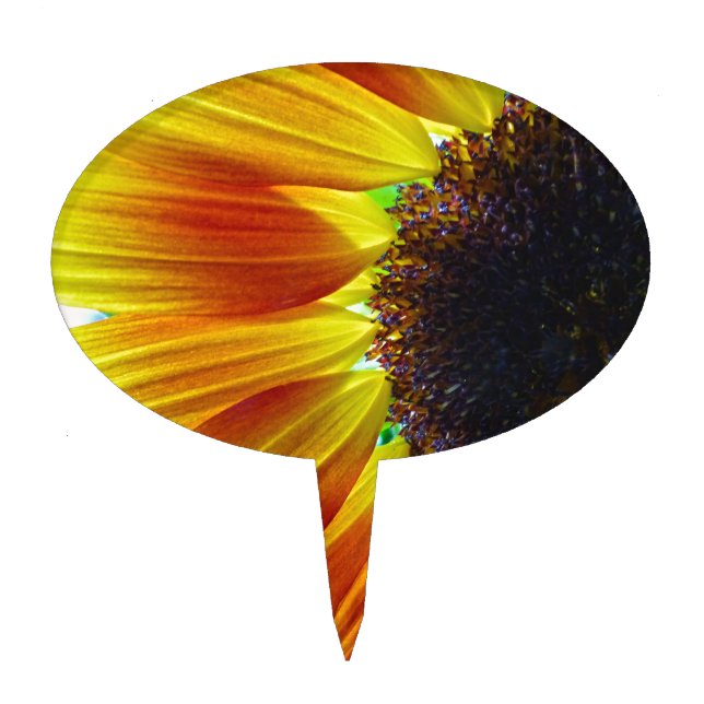 Sunflower Cake Topper (Front)