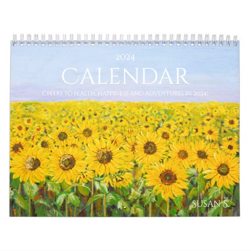 sunflower calendar 2024 