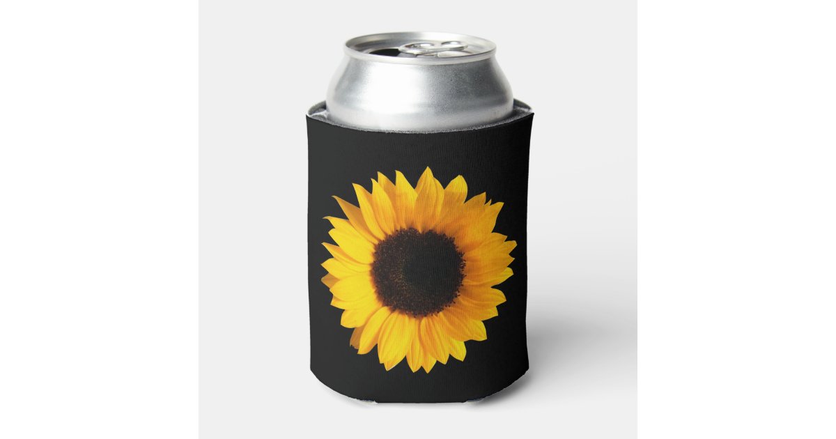 Sunflower Can Cooler Zazzle