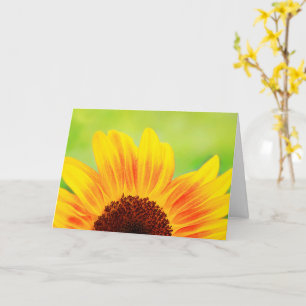 Sunflower Cancer Encouragement Card