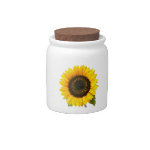 Sunflower Candy Jars 10oz.