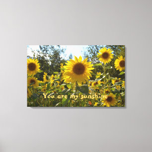 Sunflower canvas