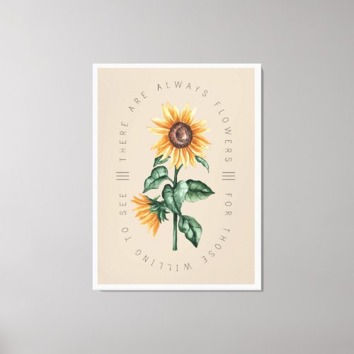 SunFlower Canvas Print