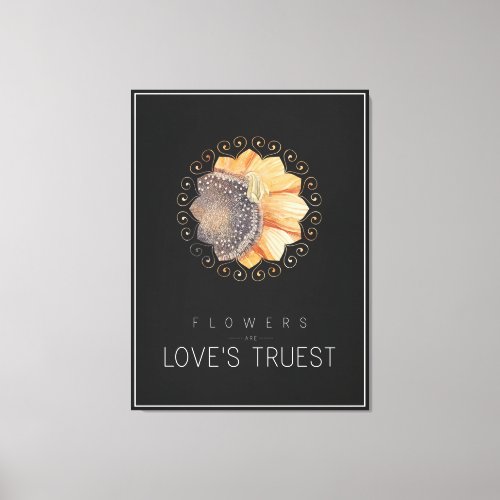 Sunflower  canvas print