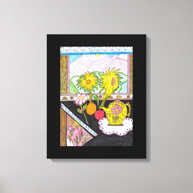 Sunflower Canvas Print (Front)