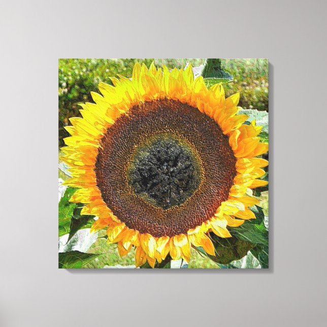 SUNFLOWER CANVAS PRINT (Front)
