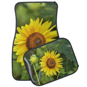 Sunflower  car floor mat