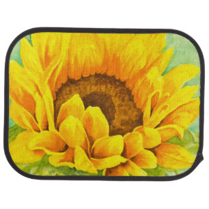 Sunflower Car Floor Mat