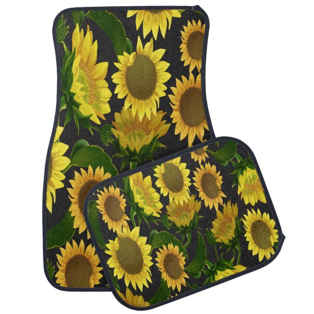 Sunflower Car Floor Mat (Set)